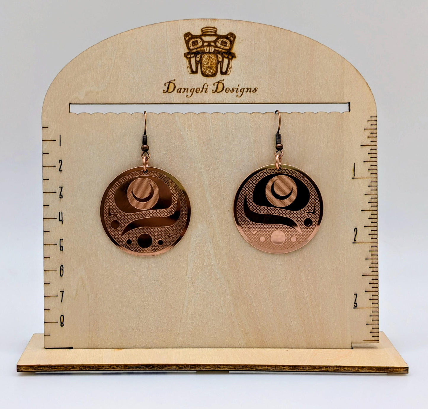 Fish Egg Earrings - Copper