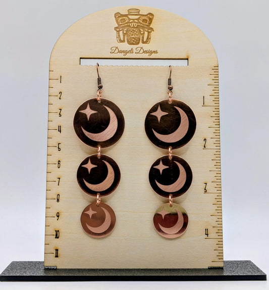 Hayetsk Hobiyee Copper Earrings – 99.9% Pure Copper