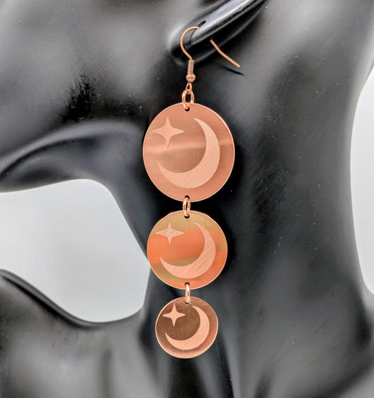 Hayetsk Hobiyee Copper Earrings – 99.9% Pure Copper