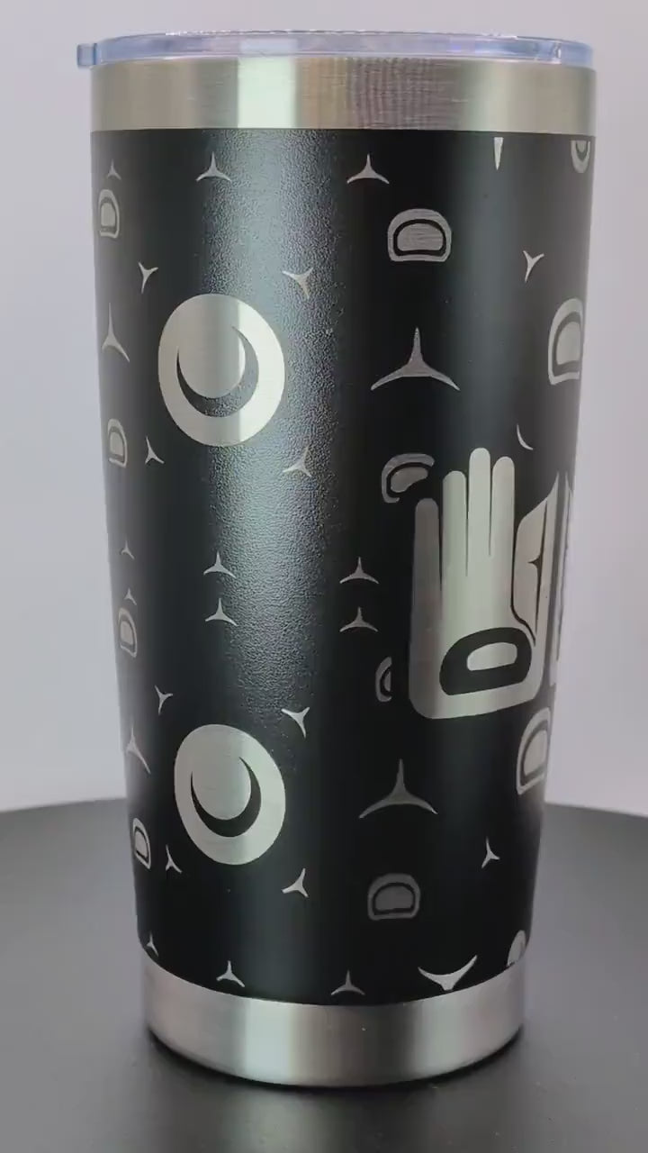 Healing Hand Formline Design - 20 oz. Laser Engraved Tumbler