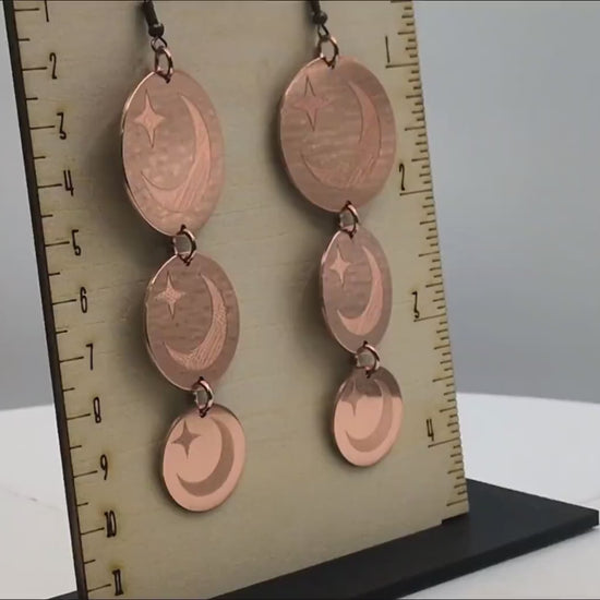 Hayetsk Hobiyee Copper Earrings – 99.9% Pure Copper
