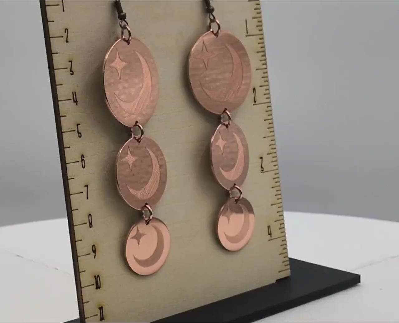 Hayetsk Hobiyee Copper Earrings – 99.9% Pure Copper